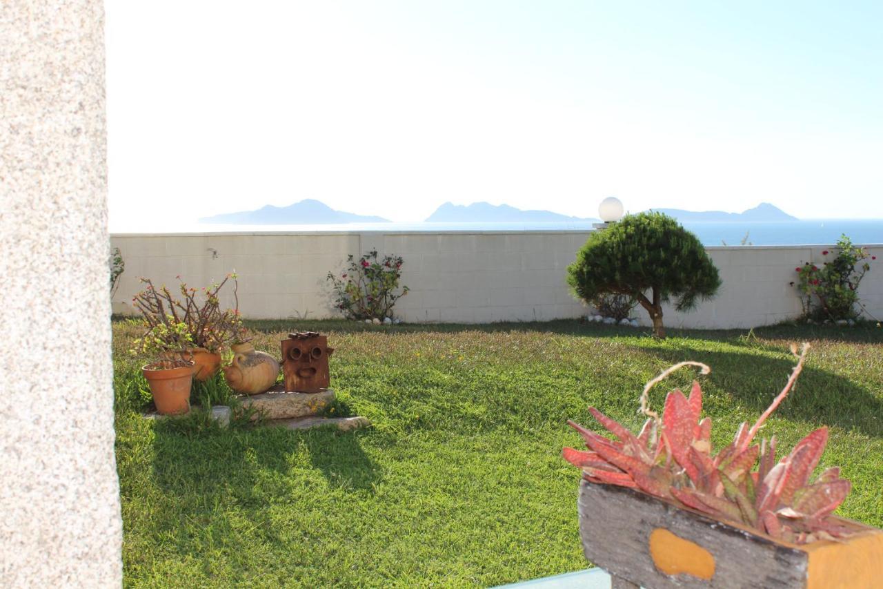 Precioso Apartamento Con Terreno Y Vistas A Cies Vigo Exteriér fotografie